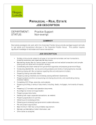Real estate legal assistant required for busy boutique law firm. Paralegal Real Estate Job Description Templates At Allbusinesstemplates Com