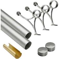 Jun 20, 2021 · the naples vinyl railing kit provides a clean, elegant look paired with superior strength and durability all at an affordable price. Lavi Industries 10 Foot Rail Kit 2 Tube Satin Stainless Steel B1191824 Globalindustrial Com