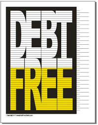 Free Charts For Staying Motivated On Your Debt Free Journey