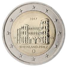 Seule la pièce de 2 euros peut faire l'objet d'une émission commémorative. Germany 2 Euro Coin 2017 Rhineland Palatinate Porta Nigra In Trier D Munich Mint Euro Coins Tv The Online Eurocoins Catalogue