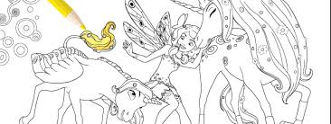 Coloring pages unicorns and rainbows eliolera. Mia And Me Uk Welcome To Centopia Painting