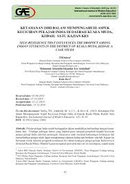 Guru menjadi serba salah kerana bimbangkan keselamatan diri. Pdf Ketahanan Diri Dalam Mempengaruhi Aspek Keciciran Pelajar India Di Daerah Kuala Muda Kedah Satu Kajian Kes Self Resilience That Influences The Dropout Among Indian Students In The District Of Kuala Muda Kedah