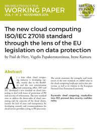 This paper sets out to investigate some of the issues raised by the question of the security of cloud computing, and to provide practical guidelines to help enterprises. Wp12 Brusselsprivacyhub Eu