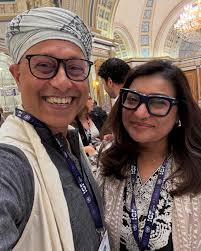 Here is an annual event when we all meet from different parts of the world.  It is #IGF. Internet Governance Forum happening in Riyadh. Please say Hello  to Avis from Cameroon, Amitabh