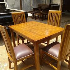 Dapatkan meja makan bundar dengan harga termurah hanya di shopee! Meja Makan Kayu Jati Minimalis 4 Kursi Promo Harga Cokelat Lazada Indonesia
