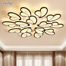 Beyaz Siyah Renk Icin Modern Led Avizeler Oturma Odasi Yatak Odasi Yemek Odasi Avize Yuzeyli Monte Kubbe Karartma Lambasi Avize Avizeler Led