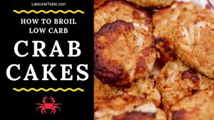 Refrigerate the shaped crab cakes for one hour. How To Make Low Carb Broiled Crab Cakes Youtube