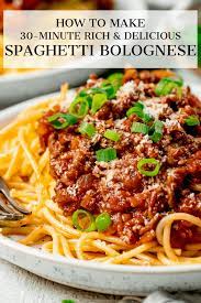 My Go To Rich And Satisfying Weeknight Bolognese Ready In 30 Minutes Simple Ingredients Bolognese Recipe Spaghetti Bolognese Recipe Spagetti Bolognese Recipe