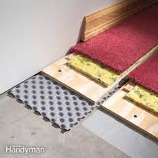 Water can ruin carpeting and padding in just a few hours and lead to mold in as little as a day. How To Carpet A Basement Floor Diy Family Handyman