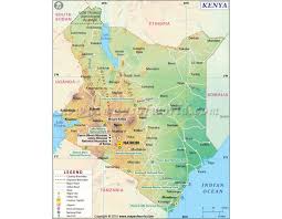 Kenya Map Map Word Map Country Maps