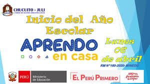 Inicio De Clases Lunes 06 De Abril Ugel Chucuito Juli