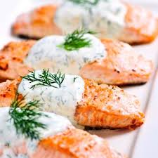 Baked Salmon With Dill Sauce Recipe Recipe Dill Salmon Recipes Recipes Food