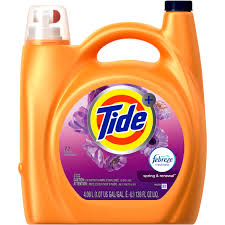 The large one contains detergent and the smaller two have stain remover and brightener. Tide Plus Febreze Freshness Spring Renewal Scent Liquid Laundry Detergent 138 Oz Detergents Softeners Household Shop The Exchange