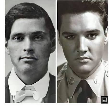 Robert Lee (Bob) Smith was Elvis's grandfather, Gladys's father. Yes the  apple really doesn't fall to far from the tree. Such handsome men.