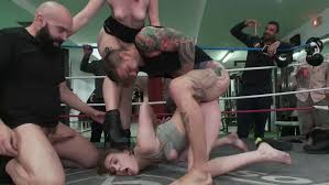 Submissive teen sodomised by Latin studs in a boxing ring - HD Porn Tube
