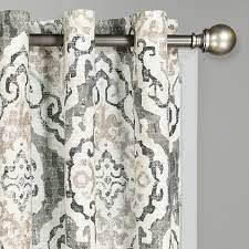 Design Solutions Caleb Grommet Light Filtering Window Curtain Panel Single Bed Bath Beyond Pattern Curtains Living Room Curtains To Match Grey Walls Panel Curtains