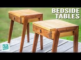 To make a simple bedside table. How To Make These Bedside Tables Youtube