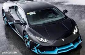 Black And Blue Lamborghini Powder Blue And Black Lambo Sports Car Super Cars Lambo