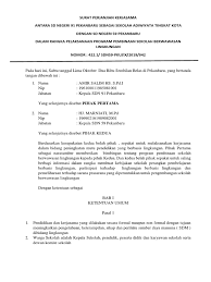 Contoh surat permohonan kerjasama dengan sekolah. Mou Adiwiyata Sd