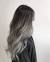 Short Brown To Silver Hair
