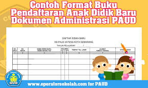 Maybe you would like to learn more about one of these? Download Contoh Format Buku Pendaftaran Anak Didik Baru Dokumen Administrasi Paud Format Doc Operator Sekolah