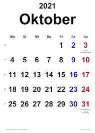 Check spelling or type a new query. Kalender Oktober 2021 Als Pdf Vorlagen