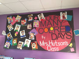 My Many Colored Days Mural Counselor Bulletin Boards Teaching Reading Activity Board