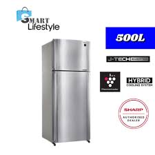 The sharp 600l french door inverter fridge makes freshness effortless key featuresexclusive this efficient sharp fridge evenly distributes air flow around its vegetable compartment for maximum. Sharp Pelican Series Refrigerator 500l Sjp50ms Shopee Malaysia