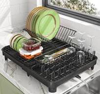 Amazon.com - LEMIKKLE Dish Drying Rack, Large-Capacity Dish ...