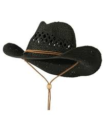 Adjustable Chin Strap Cowboy Hat Black Cd11vtj2ct5 Hats For Men Cowboy Hats Mens Cowboy Hats