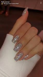 Beauty Nails Acrylicnaildesigns Nails Design With Rhinestones Simple Nail Designs Acrylic Simple Acrylic Nails