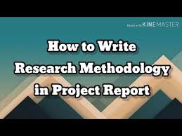 The goal of this guide is to outline the basic concepts and key techniques of writing a methodology section for your paper. How To Write Research Methodology In Project Report Researchmethodology Project Calicutuniversity Youtube