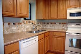 White, light blue, greige and grey are the. Backsplash Tiles With Honey Oak Cabinets Novocom Top