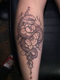 Signification Tatouage Serpent Fleur