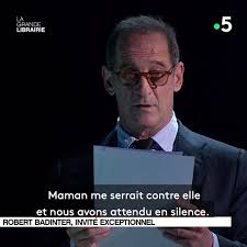 «à partir d'un certain âge, les gens aiment moins, sont plus facilement heurtés par un. La Grande Librairie Vincent Lindon Lit Robert Badinter Facebook