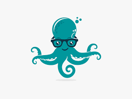 Optopus Logo Octopus Illustration Octopus Art Octopus Design