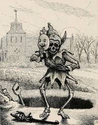 Maybe you would like to learn more about one of these? Skeleton Jester Horror Art Medieval Art Satanic Art