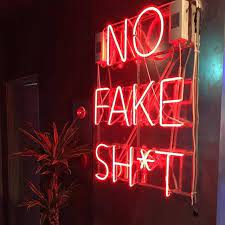No Fake S Ad Affiliate Https Www Amazon Com Handmade Artsparadis Encoding Utf8 Tag Artsp0b 20 Linkcode Ur Neon Quotes Neon Signs Red Aesthetic