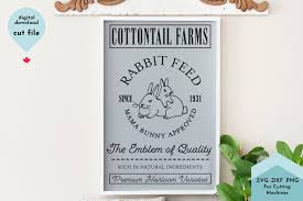 Download Free Svgs Download Easter Sign Spring Decor Farmhouse Rabbit Feed Free Design Resources