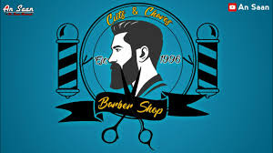 Barber logo barbershop salon haircut hair cut hairstyle hairstylist shave groom silhouette word name design logo svg png clipart vector cut. Cara Edit Logo Barber Shop Di Pexellab Youtube
