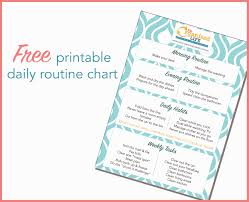 Free Printable Daily Routine Chart Keep Calm Get Organised