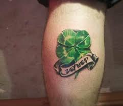 Clover tattoos, four leaf clover, four leaf clover tattoos. Four Leaf Clover Tattoo By Cana Arik Post 28651