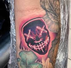 Atomic Tattoos Brandon Kings Ave Purge Mask Done By Mark Come By And See What We Can Make For You Purge Thepurge Colortattoo Colortattoos Mask Masktattoo Atomictattoos Brandonfl Brandonflorida Tattoos Facebook
