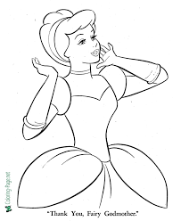 There are tons of great resources for free printable color pages online. Cinderella Coloring Pages