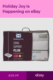 Sealy Posturepedic Zonal Soft Support Orthopaedic Pillow In 2020 Sealy Posturepedic Support Pillows Posturepedic