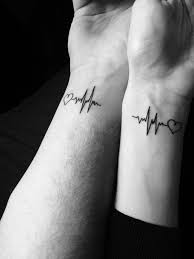 Omg I Love You Those P Waves Are Every Bit As Elusive As The Day We Met Disenos De Tatuaje Para Parejas Tatuaje Novios Tatuajes De Parejas