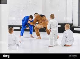 Jiu jitsu kids hi-res stock photography and images