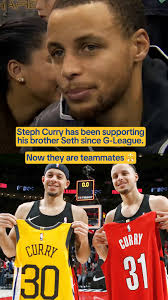 Steph and Seth Curry have always had that brotherly love ❤️