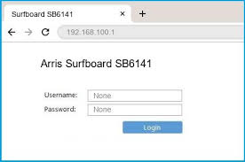 192 168 100 1 Arris Surfboard Sb6141 Router Login And Password