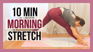 Yoga challenge is wonderful thing. 10 Min Morning Yoga Stretch Strength Youtube Morning Yoga Stretches Morning Yoga Strength Yoga
